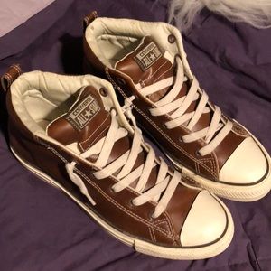 Men’s leather converse New but no box